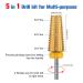 ZoCCee 6Pcs Nail Drill Bits Set - 3/32 Carbide Tungsten 3XF Fine Bits for Gel Acrylic Nails - Two-Way Rotate Manicure Kit with Holder - Buy Online on GoSupps.com