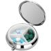 Shiny Diamonds Pill Box - Travel 3 Compartment Organizer for Vitamins Fish Oils & Supplements | Ideal Medicine Storage Solution - Buy Online on GoSupps.com