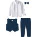 Mint Green Baby Boys Gentleman Suit Set | Navy Blue | 12-18 Months - Buy Online on GoSupps.com