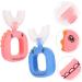 Buy Gatuida 4-Piece U-Shaped Toothbrush Set for Kids - Soft Bristles & Liquid Silicone - Perfect Children's Oral Care Accessories - Buy Online on GoSupps.com