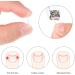 30 Pieces Ingrown Toenails Feet Ingrown Nail Set Ingrown Nail Lifter Ingrown Toenail Corrector Ingrown Toenail Toenails for Foot Thicknesses (Transparent) - Buy Online on GoSupps.com