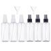 6Pcs 100ml Spray Bottle Empty Plastic Fine Mist Travel Atomiser Set with 2 Funnels - Clear Refillable & Reusable Travel Size Bottle Toiletries Liquid Containers for Cosmetic Make-up by JamHooDirect
