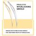 Quesuc Dreadlock Tool Set - Interlocking & Easyloc Hair Tools for Dreadlocks (4 Pcs Rose Gold & Silver) - Perfect for Locs Maintenance & Styling - Buy Online on GoSupps.com