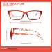 JOSCHOO 5 Pack Blue Light Blocking Reading Glasses - Anti Eyestrain Unisex Computer Readers 5 Stylish Colors 0.0x Magnification - Buy Online on GoSupps.com
