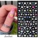 Decoration Acrylic Textured Decals Love Heart Embossed White Cloud Nail Art Stickers 5D Engraved(5D-K111) - Buy Online on GoSupps.com