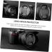 Milisten 4 Pcs Camera Lens Cover Centre Pinch Lens Cover Lens Cap Camera Lenses Camera Lens Lid Shots Lens Protector Lens Hood Cap Camera Body Cap Camra Back Cover Plastic SLR Camera Black 5.5X5.5CM - Buy Online on GoSupps.com