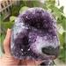 Natural Crystal Rough Natural Amethyst Geode Quartz Cluster Crystal Specimen (Size : 500-600g) - Buy Online on GoSupps.com