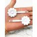 Tara Girls Self Hinge Plastic Flower Hair Barrettes 18pc Selection - White - Buy Online on GoSupps.com