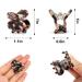 Cobahom 6Pcs Small Hair Clips - Tortoiseshell Leopard Mini Jaw Clips for Women and Girls - Buy Online on GoSupps.com