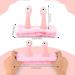 Snail Spa Headband Facial Makeup Head Band Cute Cartoon Face Wash Hair Bands Makeup Headbands Coral Fleece Elastic Head Wraps for Women Girls Beauty Skincare (Pink) - Buy Online on GoSupps.com