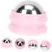 Minkissy 2 PCs Roller Massage Ball Set - Compact Face & Foot Massager - Creative Relaxation Tool in Various Colors - Buy Online on GoSupps.com