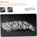 Housoutil Comb Silver Barrettes Wedding Hair Accessory Wedding Headpiece for Bride Silver Hair Clips Bride Hair Clip Alloy White Bridesmaid Crystal Hair Accessories - Buy Online on GoSupps.com
