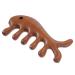 Frcolor Massagekamm in fish form Head and head skin massage device Gua SHA facial tool wooden ridge scalp fosterkamm DEWERRING HAIR BREDER DETHOME CAMP CAMM CAM