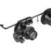 20x Headband Magnifier with LED Professional Light Head Mount Reading Magnifying Glass Visor Glasses for Modeling Repairs Sewing Welding Pasting Small Parts Jewelry & Watches - Buy Online on GoSupps.com