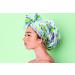 ADAMA Adjustable Shower Cap for Voluminous Hair - Prevent Breakage and Preserve Style with Adjustable Straps - Machine Washable - Green - Buy Online on GoSupps.com