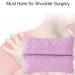 Strap Cushion for Arm Sling - Shoulder Brace Pillow for Injury Support | Minky Dot Lavender - Ideal for Men & Women - Buy Online on GoSupps.com