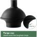 Eyliden 2-in-1 Toilet Plunger and Brush Set with Holder - Bathroom Cleaning Combo (Black) - Buy Online on GoSupps.com