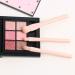 Mini Pink Makeup Brush Set - 4 in 1 Travel Essential for Lips, Highlighting, Eyes, and Foundation - Retractable Cosmetic Brushes - Buy Online on GoSupps.com
