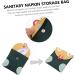 Gleavi 6 STK Storage Bags for Women's Bandages | Leather Money Exchange & Period Wet Bag | Convenient Storage Pocket for Napkins & Wraps - Buy Online on GoSupps.com