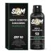 SLAM WoodsMan Men's Scented Sunscreen Spray Broad Spectrum SPF 50 Water & Sweat Resistant Reef Safe Sun Screen Spray UVA/UVB Protection Teakwood Scented Sunscreen Spray for Body & Face Woodsman SPF 50
