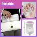 ANGNYA Mini UV LED Nail Lamp - Professional Gel Nail Dryer for DIY at Home Salon - Portable Purple UV Light - Buy Online on GoSupps.com