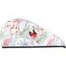 Tropical Plants Flamingo Hair Towel Wrap - Super Absorbent Microfiber for Long Curly Thick Hair | Quick Dry Coral Velvet | Women's Hair Care - Buy Online on GoSupps.com