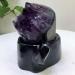 Natural Amethyst Quartz Cluster 2.64 LBS Crystal Stone Geode Druzy Specimen Purple IrregularCrystals Stones for Reiki Home Decoration - Buy Online on GoSupps.com