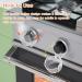 SAFELON Baby Safety Stove Gas Knob Covers & Oven Lock - 6 Pcs, White - Buy Online on GoSupps.com