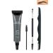 Waterproof Tinted Brow Gel Kit Grey Tinted Thickening Eyebrow Gel with Brow Brush & Razor Long Lasting Transfer-Proof Brow Glue Brow Fast Sculpt Eye Brow Gel Fill in Eyebrows for Women Girls-05#
