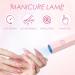 Portable Rechargeable Mini UV Nail Lamp - Quick Drying LED Nail Light for Gel Polish and Resin Curing - Pink Gift for Women - Buy Online on GoSupps.com
