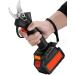 Professional Cordless Electric Pruning Shears 21V Tree Branch Pruner 30Mm Branch Cutter Cordless (2 Batteries) Small Gift