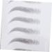DRESSOOS 2pcs 3d Eyebrow Stickers Hair Like Eyebrows Eye Brow Natural Eyebrow Stencils Water Proof Tool 6d - Buy Online on GoSupps.com