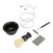 Premium 5-in-1 Shaving Set for Men | Razor Brush Bowl & Stand | Manual Shaving Collection - International Shipping Available - Buy Online on GoSupps.com