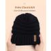 Fortalk Women's Slouch Beanie Hat - Coarse Knit Winter Style Classic Soft Black Knit Cap - Buy Online on GoSupps.com