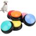 Dog Buttons Training Words 6pcs Talking Dog Recordable Buttons Set for Communication Dog Speech Training and Behavior Aids Buttons Pet Training Buzzer for Cats Dogs 30 Second Recordable Button