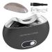 Automatic Electric Nail Clipper Electric Nail Clippers | Safety Nail Clippers - Rechargeable Nail Clippers with Digital LCD Display with Light and 3 Speeds for Kids Teens Black