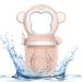 Silicone Baby Food Feeder & Nibbler - Soft Fruit Feeder Pacifier for Infants | Safe Fresh Food & Bite Rings - Buy Online on GoSupps.com