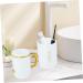 Gatuida Portable Toothbrush Storage Box & Cups | Travel Toothbrush Holder Mouthwash Cup & Shower Accessories | Perfect for International Shipping - Buy Online on GoSupps.com
