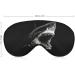 Sleep Mask for Men & Women - Black Shark Head Eye Cover Breathable Adjustable Light Blocking Eyeshade for Sleeping & Naps - Buy Online on GoSupps.com