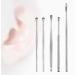 5Pcs Stainless Steel Earwax Remover Tool Set | Easy-to-Use Ear Cleaning Kit for Home | Portable Ear Spoon Cleaner for Ear Canal - Buy Online on GoSupps.com