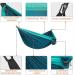 AnorTrek Camping Hammock - Lightweight Portable Parachute Hammock with Tree Straps - Blue&Dark Blue Single 110''L x 55''W - Buy Online on GoSupps.com