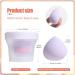 BS-MALL Makeup Sponge Set: 4 Peach Blender Sponges for Liquid, Cream, and Powder - Multi-colored with Travel Case - Buy Online on GoSupps.com