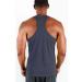 DEVOPS Men's Y-Back Dri Fit Muscle Gym Tank Top 3 Pack - Large (Charcoal/Red/Yellow) - Buy Online on GoSupps.com