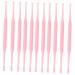 BESTYASH 12Pcs Plastic Ear Wax Picker Safe Ear Cleaning Tool for Adults and Easy to Use Ear Wax Random Colors Premium Plastic Material
