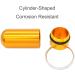 Portable Aluminum Keychain Pill Holder Case - Waterproof Travel Pill Fob for Aspirin Ibuprofen Vitamins | 3 PCS Gold EDC Key Ring - Buy Online on GoSupps.com