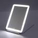 LED Lighted Makeup Mirror Portable Vanity Mirror Stepless Dimming Rotation Touch Switch Rechargeable Mirror 3 Light Colors Desktop Cosmetic Light Up Mirror for Home Use(White) - Buy Online on GoSupps.com