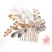 minkissy Decorative Hair Combs Wedding Hair Comb Wedding Headpiece for Bride Bridal Headpieces for Wedding Bridal Hair Comb Prom Headpiece Hair Accessory for Women Decorate Crystal Miss