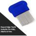 Nitty GRITY NIT Hair Comb - Steel Tooth Comb for Head LICE Eggs Removal | Suitable for Kids, Adults, and Pets - S&S PRODUCTS - Buy Online on GoSupps.com