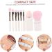 POPETPOP Eyeshadow Makeup Brush 2 Sets Makeup Brush Set Makeup Sponge Makeup Powder Brush Professional Makeup Brush Mini Makeup Brush s Bronzing Powder Travel Retractable White Plastic - Buy Online on GoSupps.com