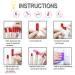 20 Red Nail Polish Strips for Women | Self-Adhesive Nail Wraps with Nail File - Real Polish Stickers - Buy Online on GoSupps.com